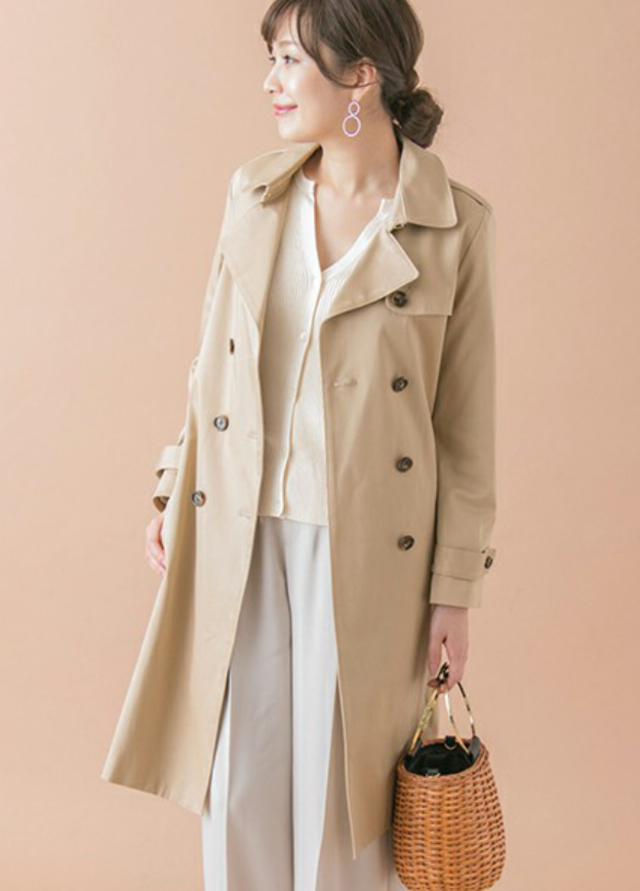 リボントレンチコート