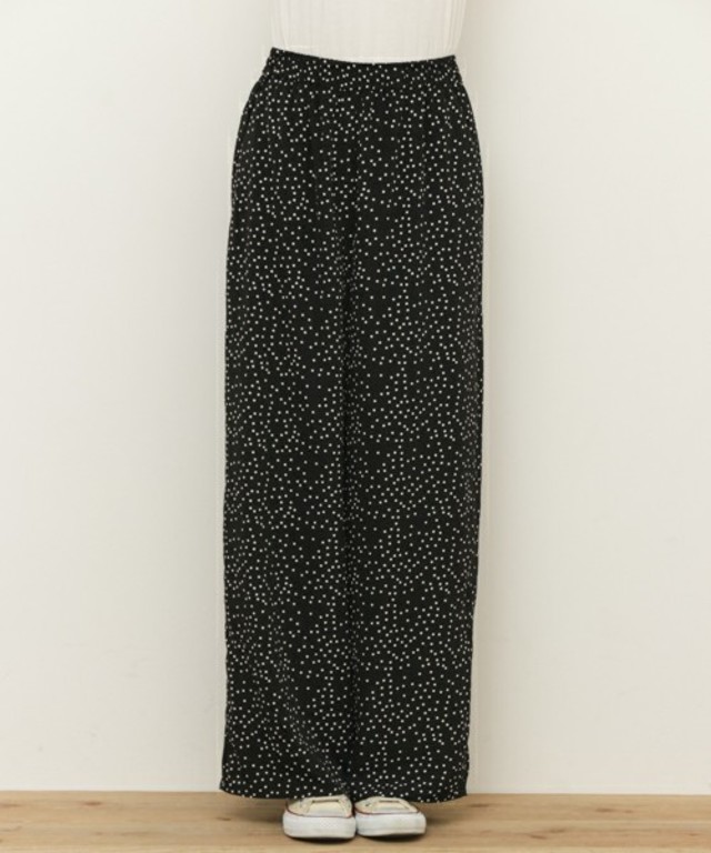 ランダムドットワイドパンツ