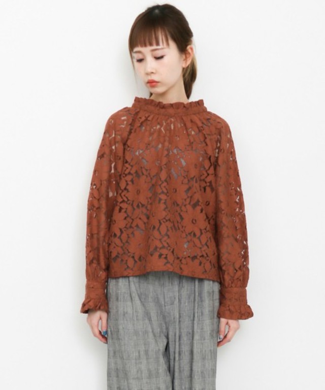 2WAYレースプルオーバー