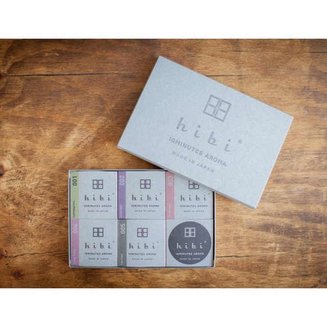 5つの香りギフトボックス（ペーパーバッグ付）