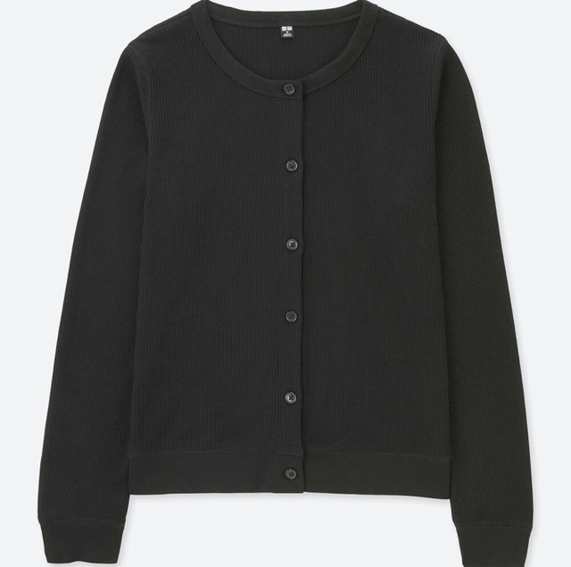 ミニワッフルカーディガン(長袖)