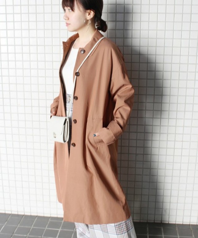 ステンカラーコート