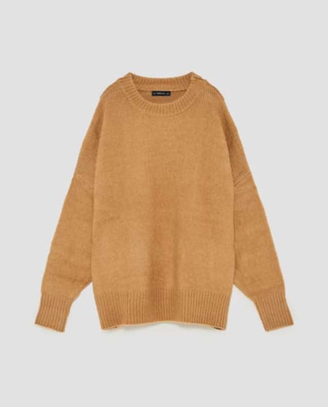 オーバーサイズ　アルパカセーター