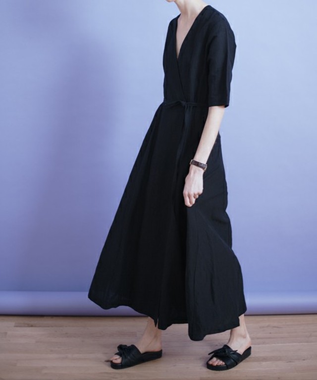 コットンリネンワンピース