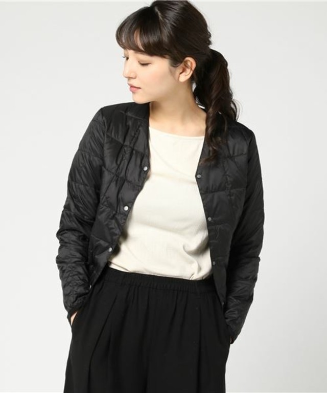 Vネック長袖インナーダウン