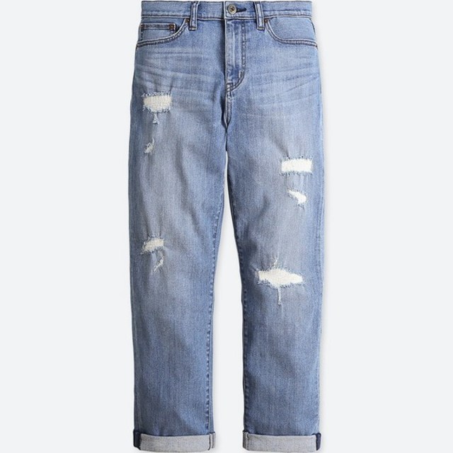 ハイライズボーイフレンドフィットジーンズ