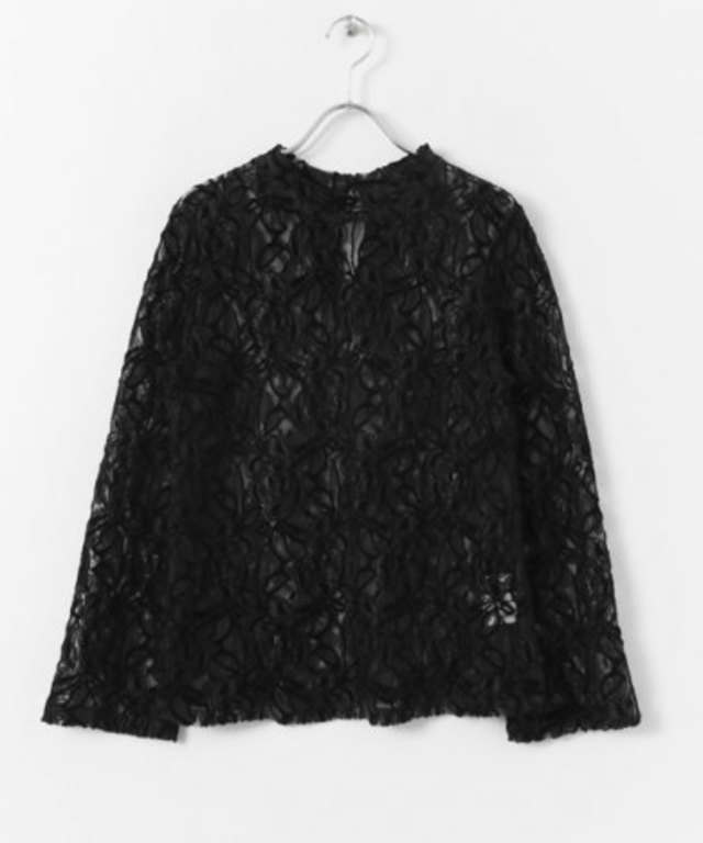 ハイネックレーストップス