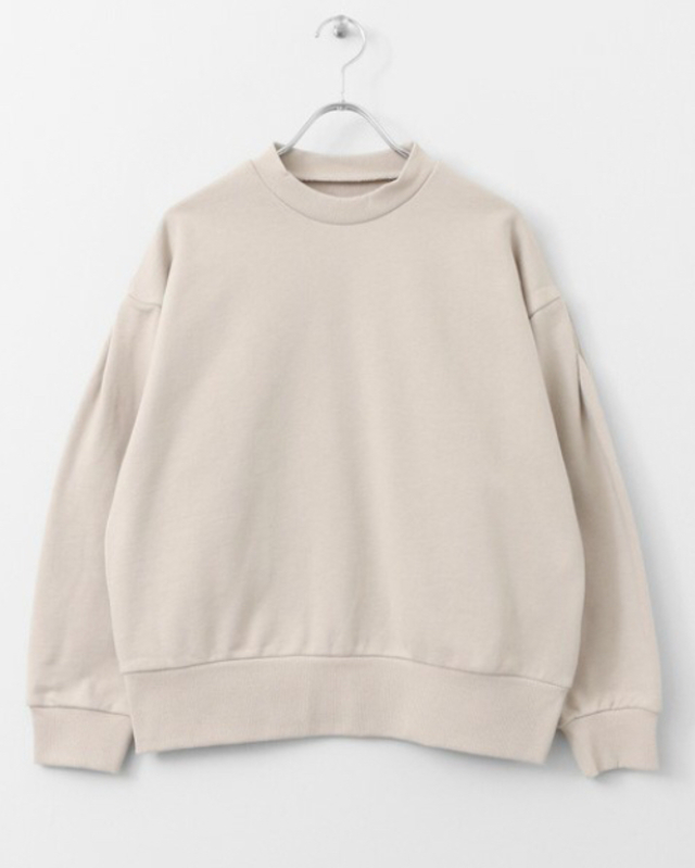 ボリュームスリーブスウェットシャツ