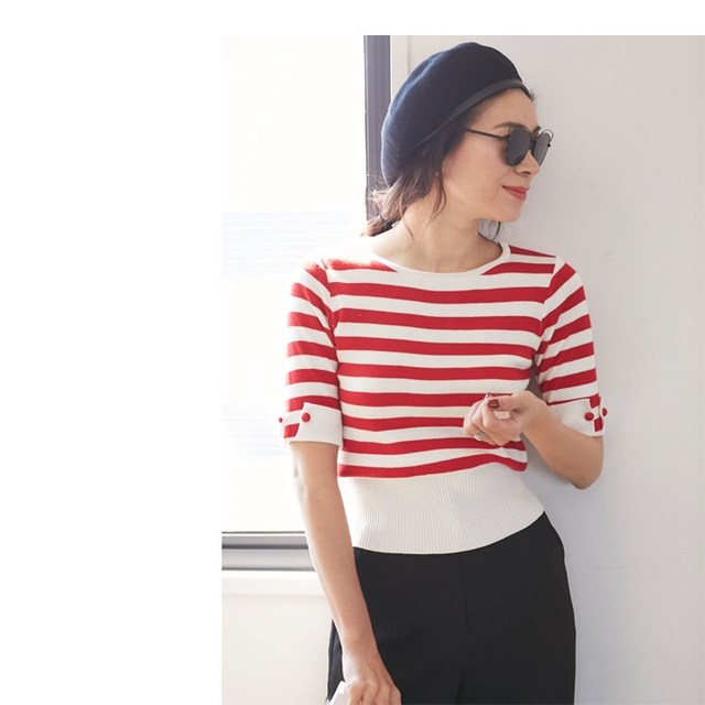 スプリングボーダーニット