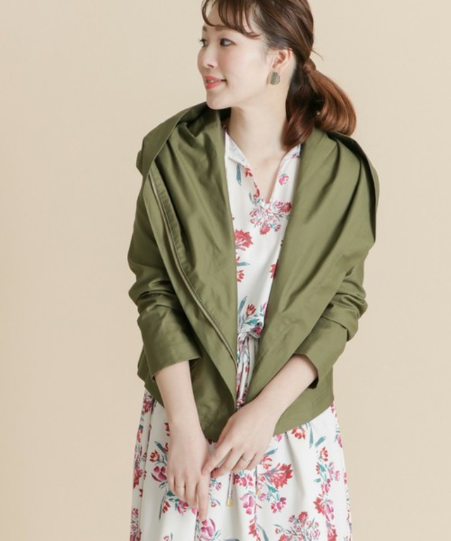 ミリタリーショートブルゾン