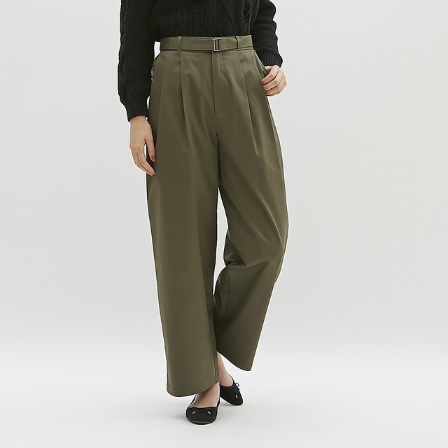 チノハイウエストボリュームパンツNR