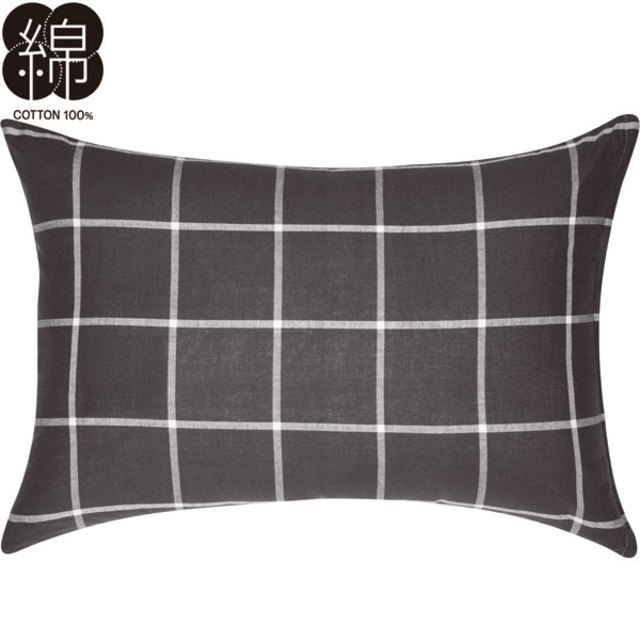 枕カバー(ウィンドウペンGY)