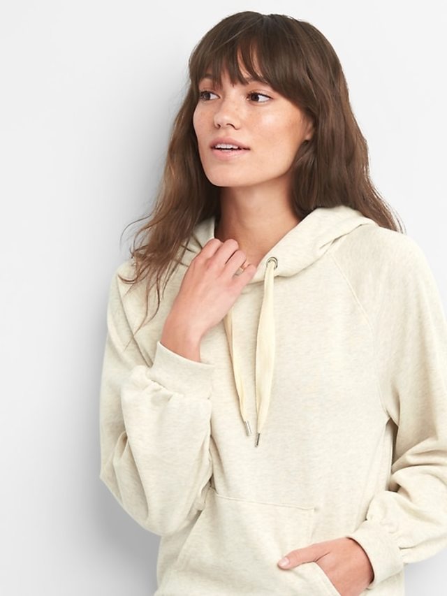 フェミニンスリーブ プルオーバーパーカー