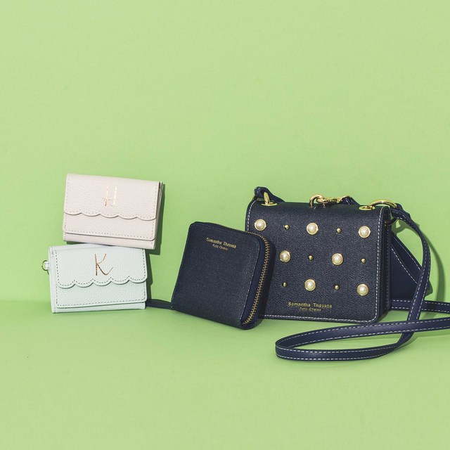 左下から時計回りに12,420円（ミニ財布）、12,420円（ミニ財布）、20,520円（バッグ付き）／サマンサタバサプチチョイス（お問い合わせ先 サマンサタバサジャパンリミテッド0120-86-3035）