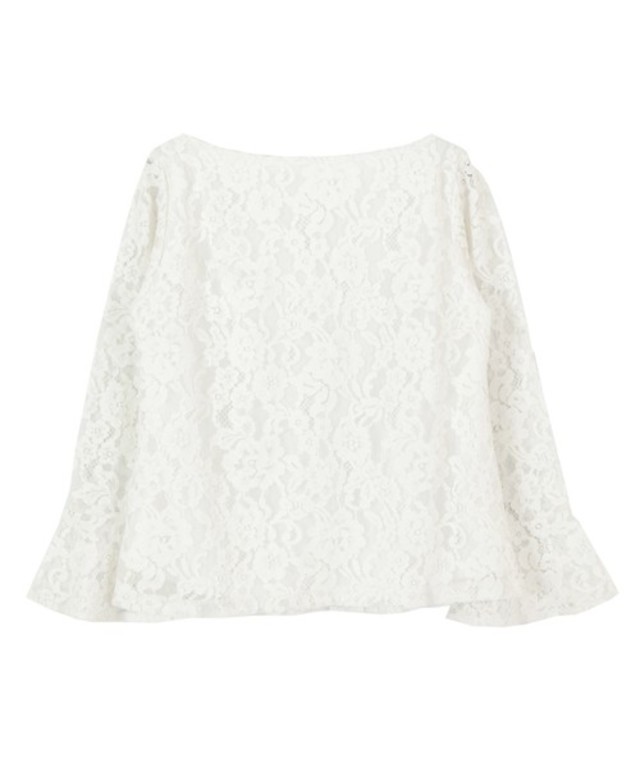 フレアスリーブレースプルオーバー