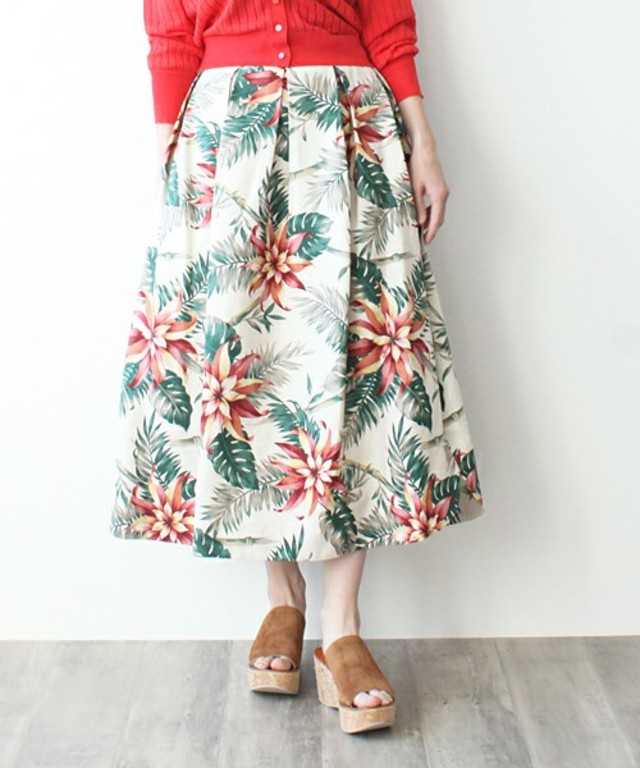 ヴィンテージアロハプリントスカート