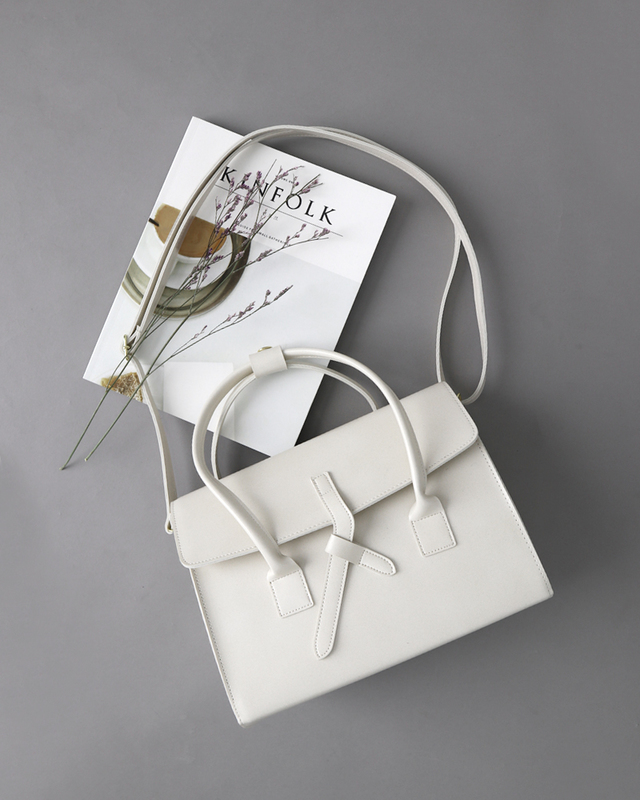 2WAYフラップスクエアバッグ