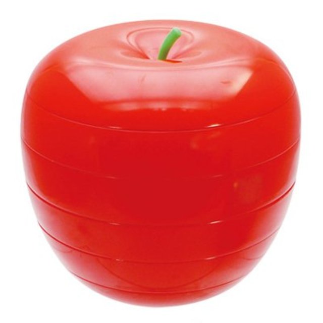 アップル メラミンプレートセット レッド