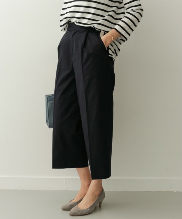 コットンクロップドパンツ