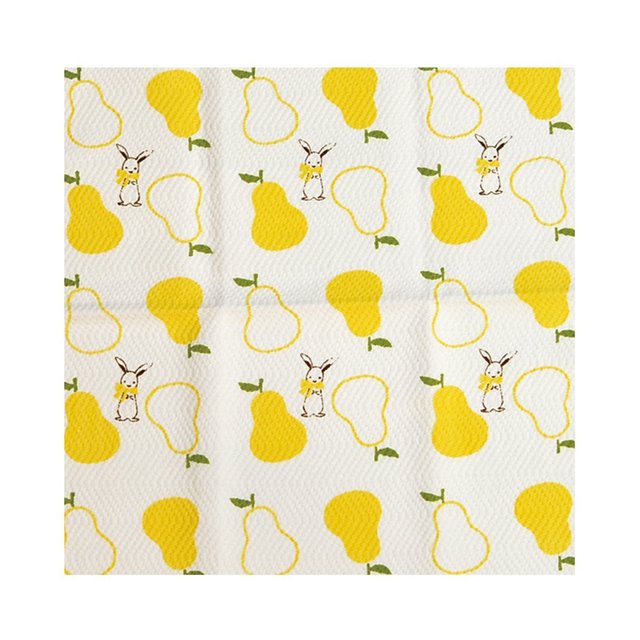 シンジカトウ ぷきぴかP キッチンタオル なしとうさぎ SKGT078-05