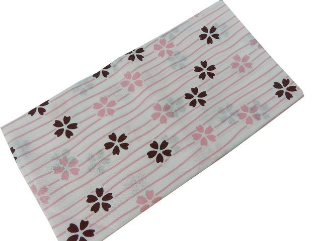 日本手ぬぐい　流水桜　日本製 　とっても便利