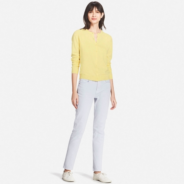 UVカットクルーネックカーディガン（長袖）