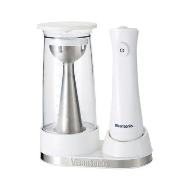 mhエンタープライズ ビタントニオ コードレスハンドブレンダー ホワイト VHB-100