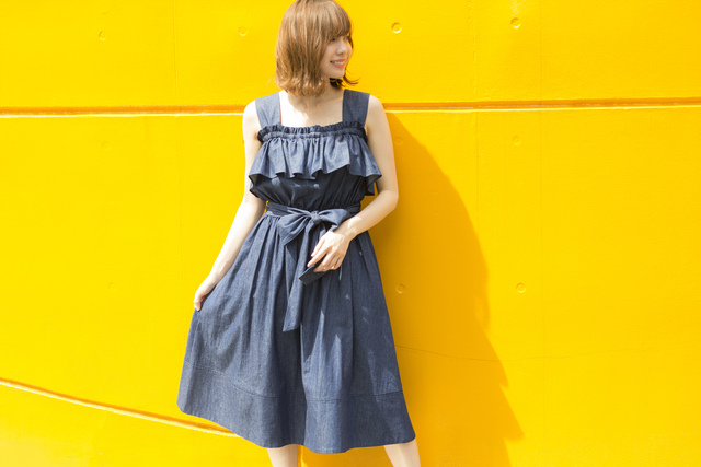 デニムワンピース