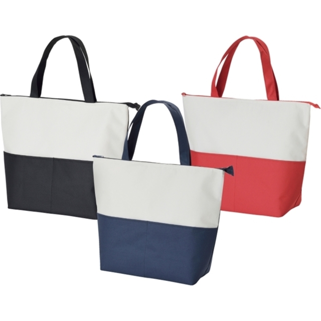 ハーフツートン保冷バッグ