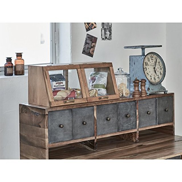 北欧風 ナチュラル ガラスケース 幅60cm