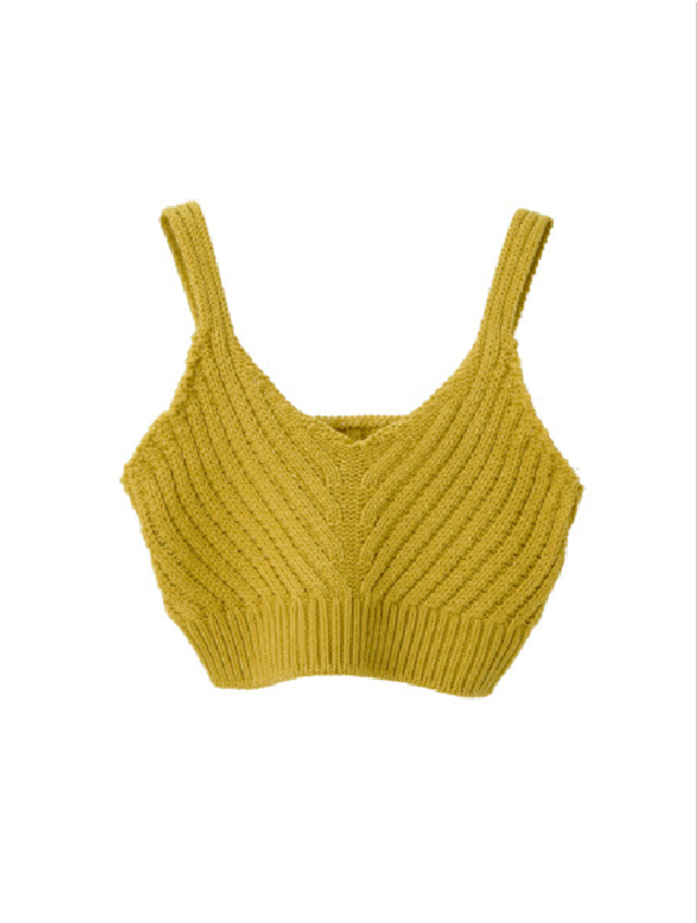 ニットビスチェ