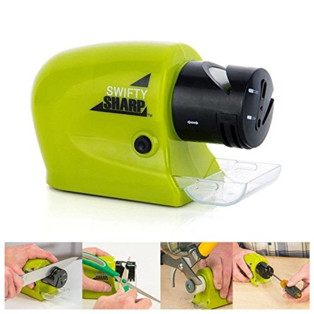 lifepower 電動多目的シャープナー Swifty Sharp ポータブル包丁研ぎ機