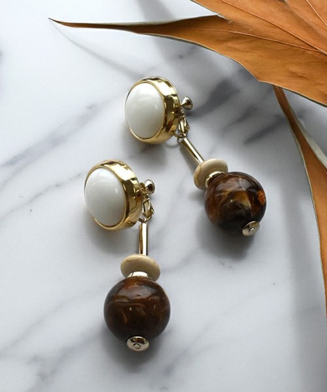 ヴィンテージビッグシルエットイヤリング