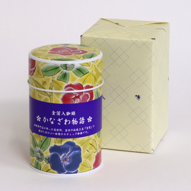 金箔入りインスタントコーヒーかなざわ物語・缶入ギフト　GK001