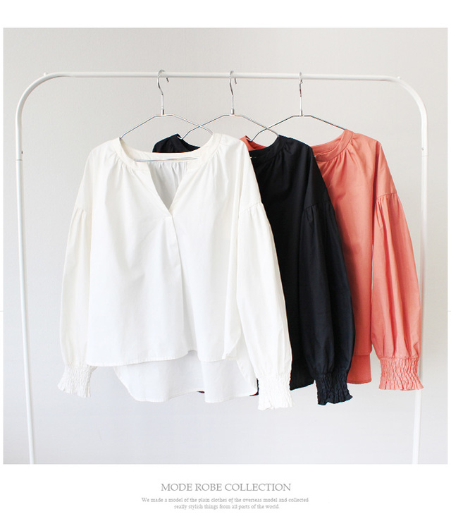 ボリュームスキッパーシャツ