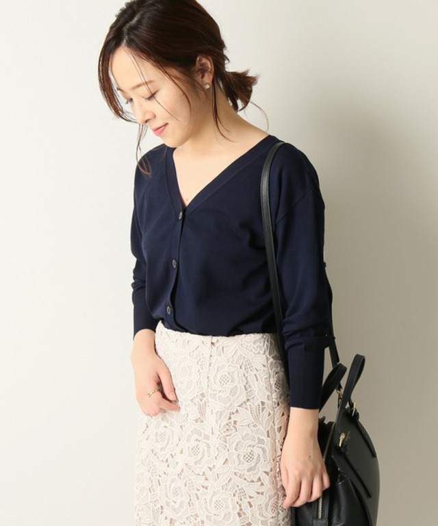2WAYダブルⅤネックカーディガン