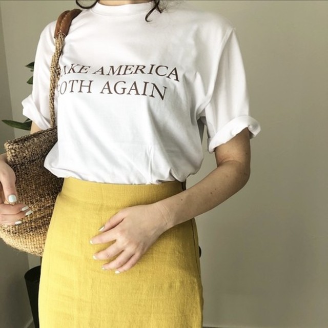 "MAKE AMERICA" logo Tshirt