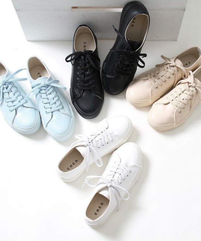 ワントーンスニーカー