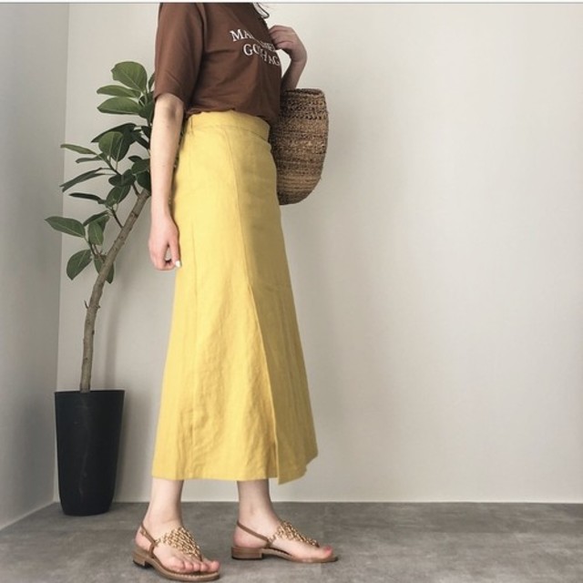 linen skirt
