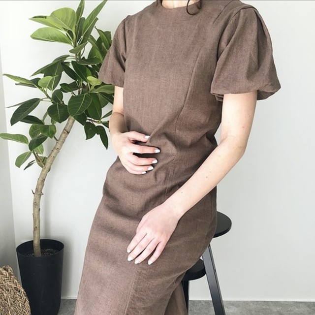 linen maxi one-piece