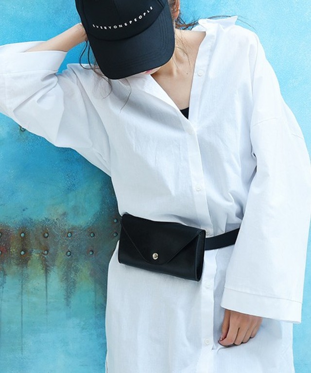 エコレザー・ウエストベルトバッグ