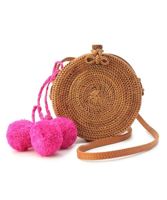 サークルバスケット(ブラウン小)