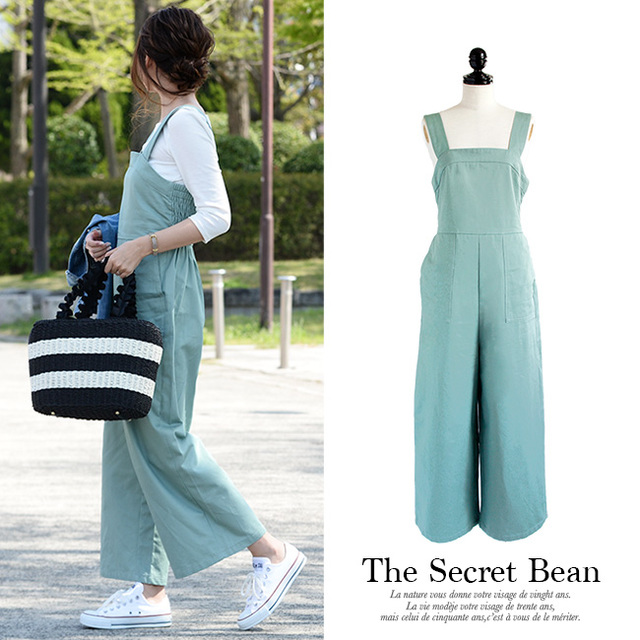 綿ツイル春色オールインワン