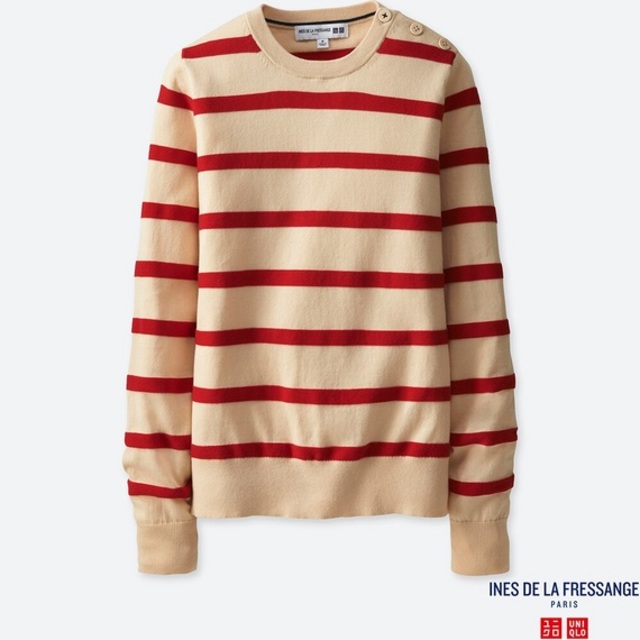 UVカットボーダーセーター