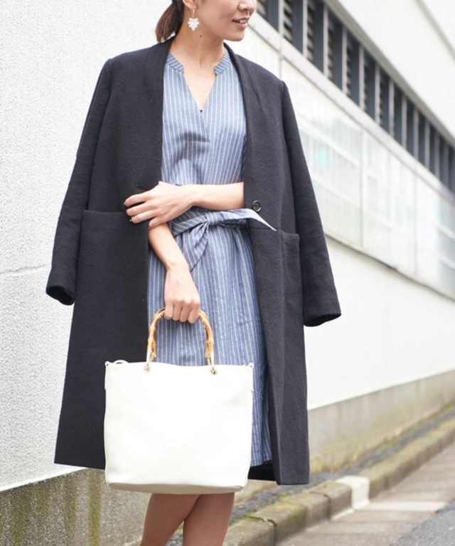 バンブーハンドルトートバッグ