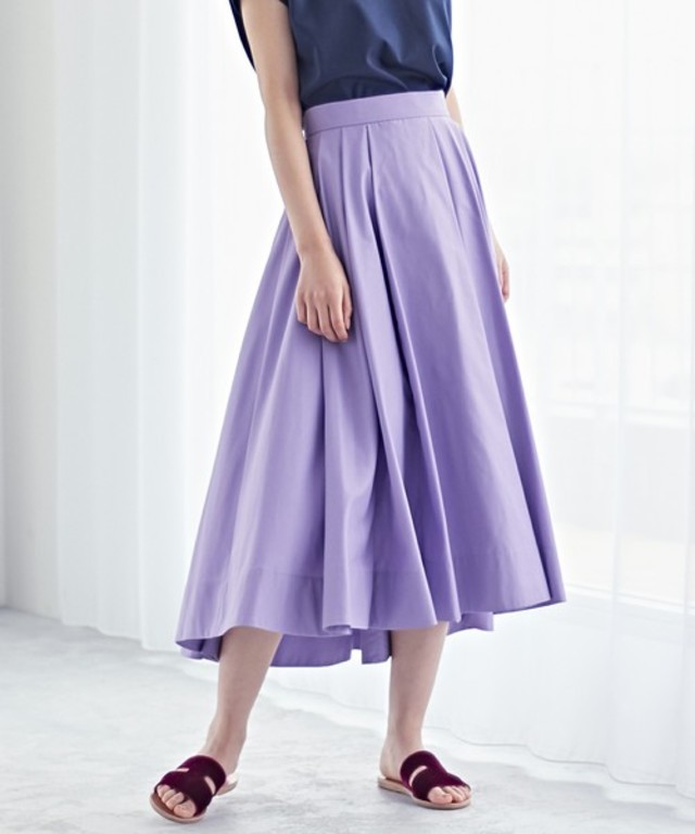 ランダムタックカラースカート