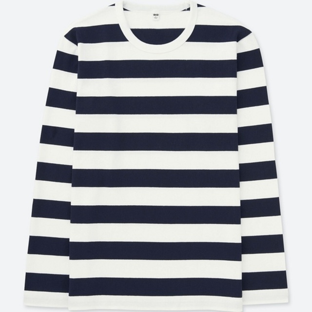 メンズ ウォッシュボーダーT（長袖）