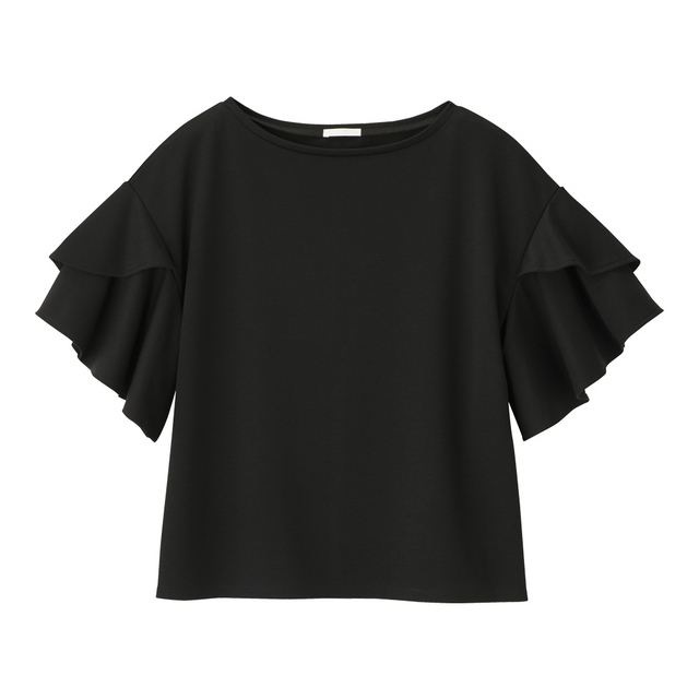 フリルスリーブT
