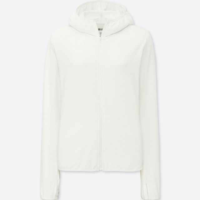 エアリズムUVカットメッシュパーカ