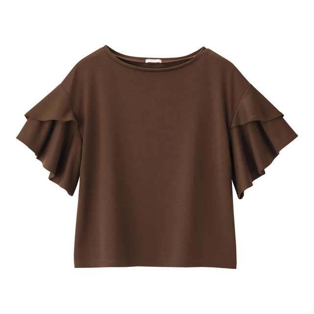 フリルスリーブT